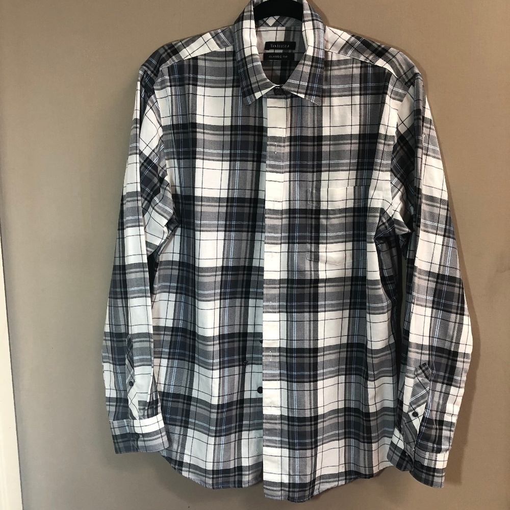 Van Heusen  Medium 15-15.5 Classic Fit Long Sleeve